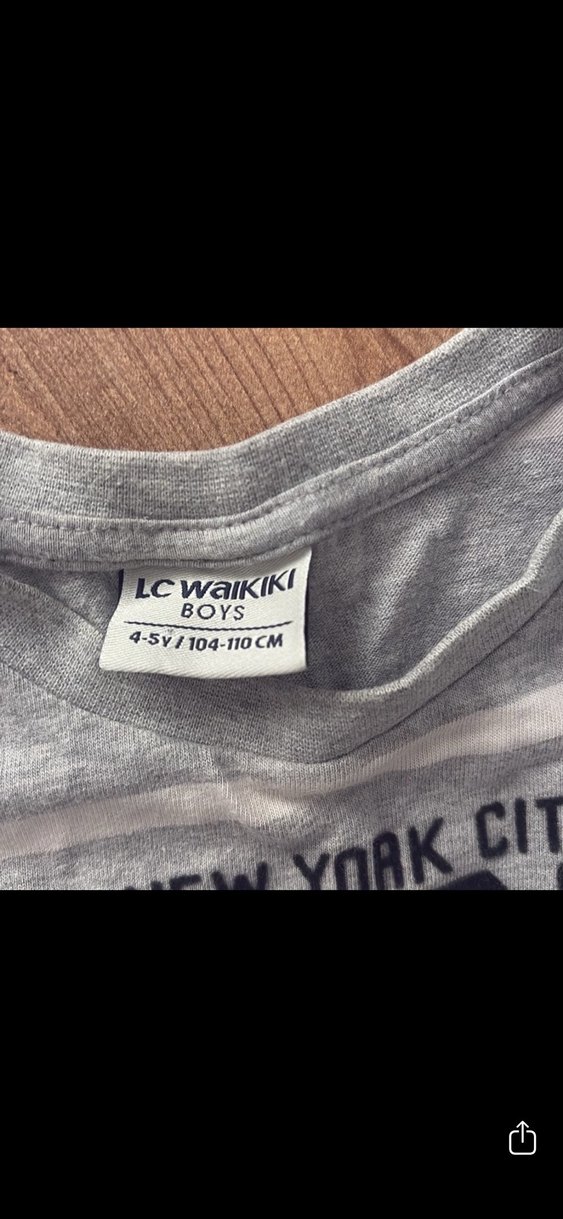 Gri Erkek Çocuk Baskılı Uzun Kollu Sweatshirt - Görsel 3