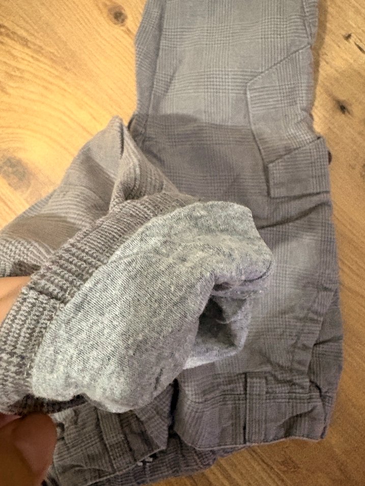 Erkek Çocuk Gri Bol Kesim Denim Pantolon - Görsel 4