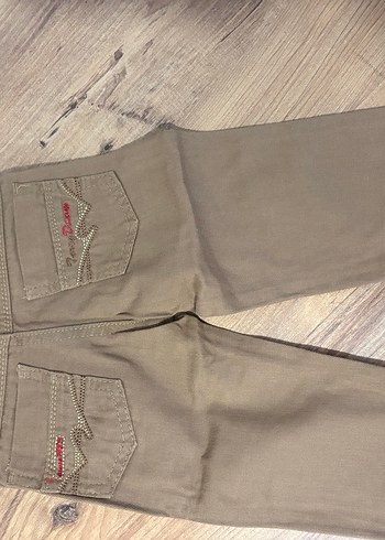 Kemerli Erkek Çocuk Keten Pantolon - Görsel 2