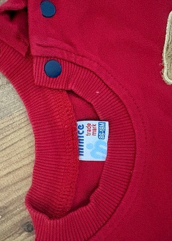 Uzun Kollu Kırmızı Erkek Bebek Takım - Görsel 3