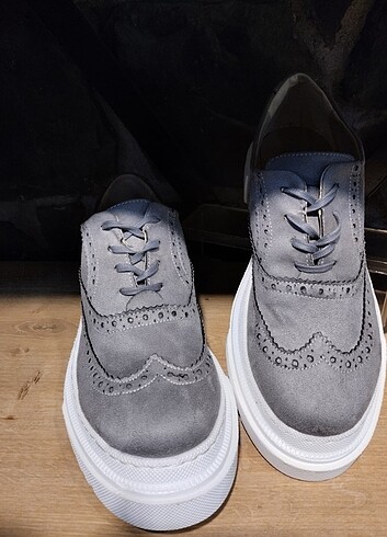 39 Beden Loafer gri rengi 39 37 40 numara