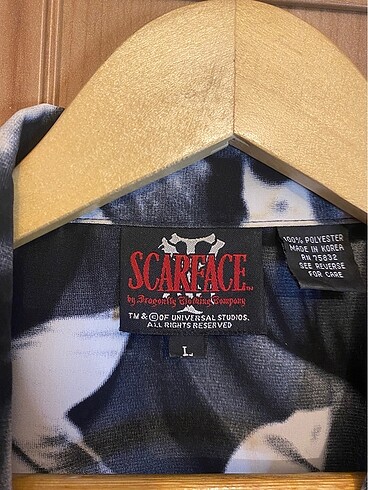 l Beden Scarface orijinal gömlek