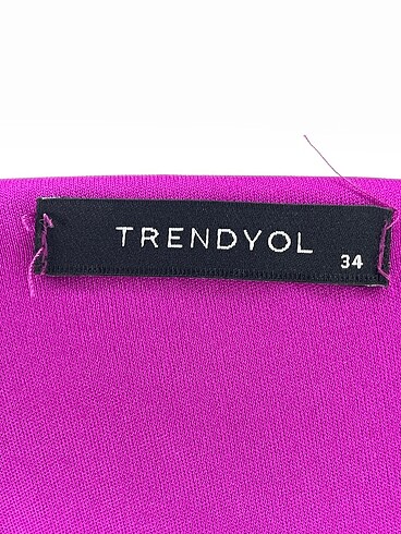 36 Beden mor Renk Trendyol & Milla Uzun Elbise p İndirimli.