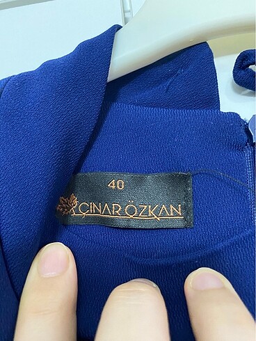 40 Beden lacivert Renk Abiye