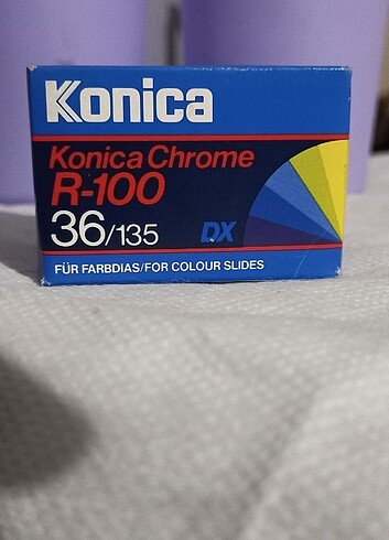 Konica chrome r 100 analog film