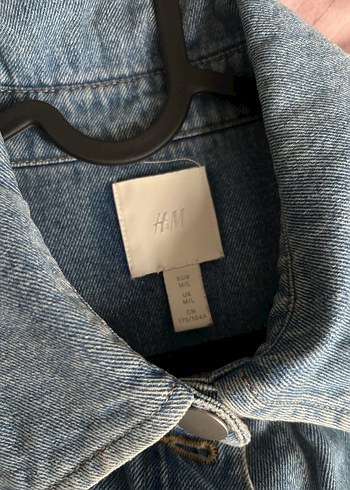 Kadın Mavi Düğmeli Denim Ceket - Görsel 3