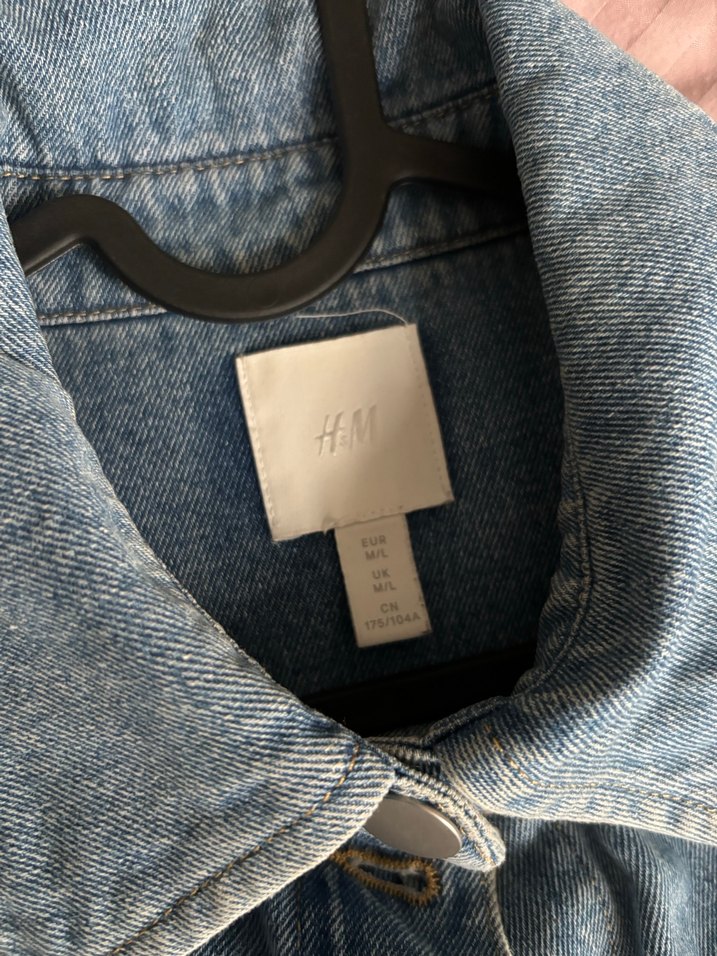 Kadın Mavi Düğmeli Denim Ceket - Görsel 3