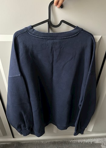 Lacivert Baskılı Kadın Sweatshirt - Görsel 2