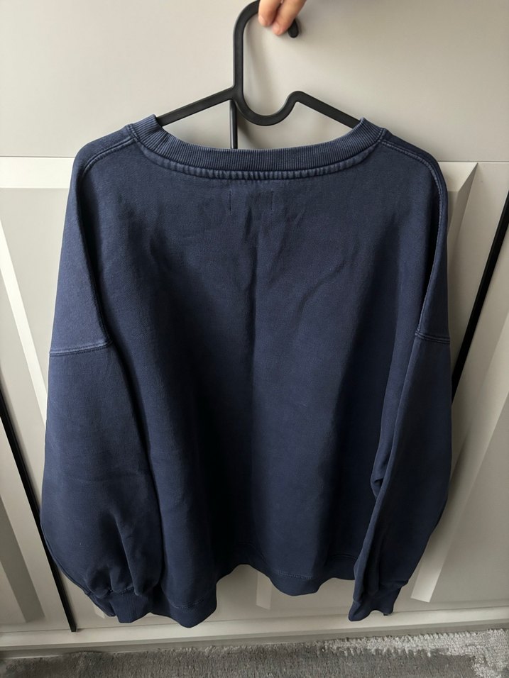 Lacivert Baskılı Kadın Sweatshirt - Görsel 2