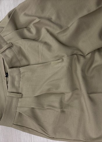 Trendyolmilla Bej Kadın Kumaş Pantolon - Görsel 3