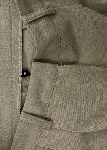 Trendyolmilla Bej Kadın Kumaş Pantolon - Görsel 2