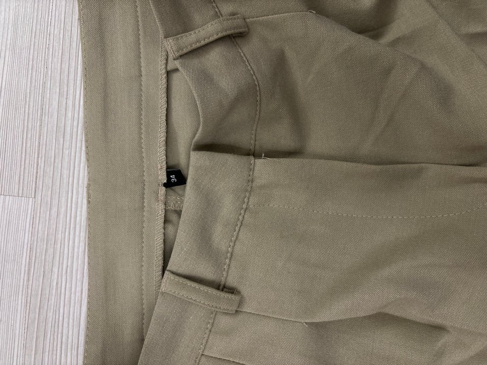 Trendyolmilla Bej Kadın Kumaş Pantolon - Görsel 2