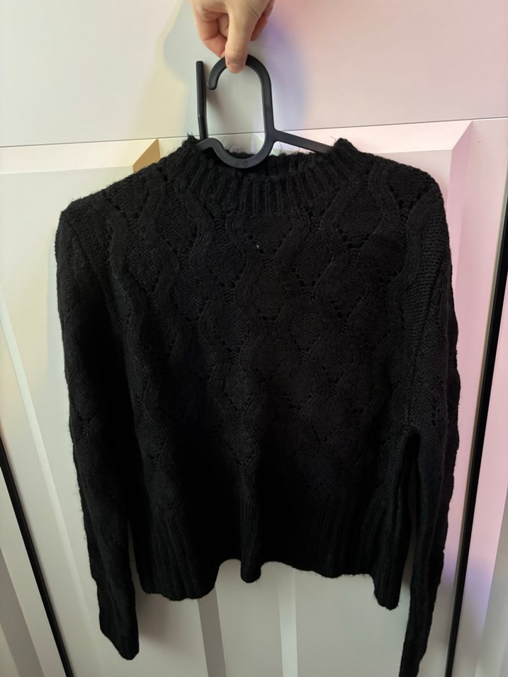 2einspiration Siyah Örgü Kadın Kazak - Görsel 2