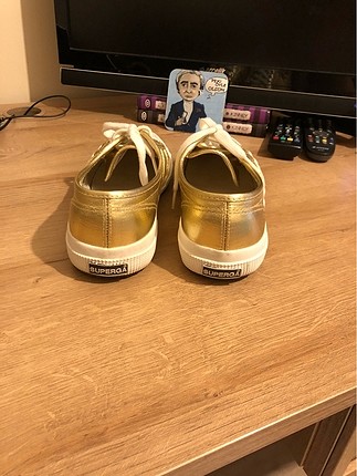 39 Beden altın Renk Superga ayakkabı