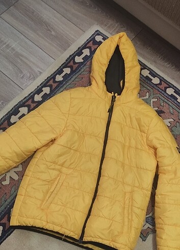 12-13 Yaş Beden sarı Renk LCW sarı şişme mont