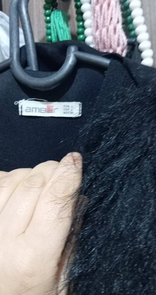 Gri Kadın Suni Kürk Detaylı Uzun Kaban - Görsel 3