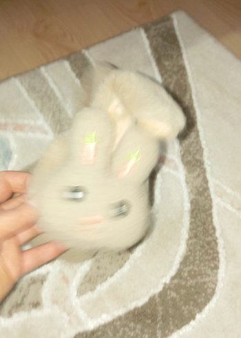 Bej Peluş Tavşan Oyuncak - Görsel 2