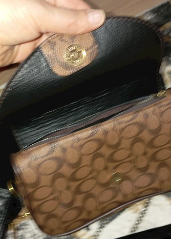 Klasik Siyah Yılan Desenli Zincirli Deri Çanta - Görsel 5