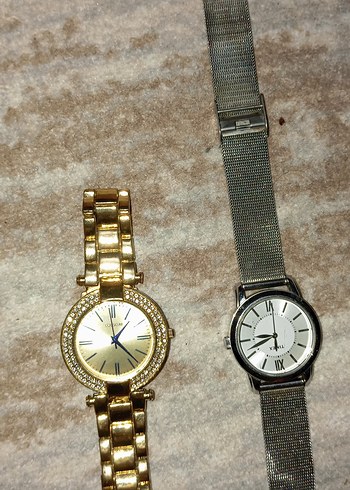 Altın ve Gri Minimalist Kadın Saatleri - Görsel 2