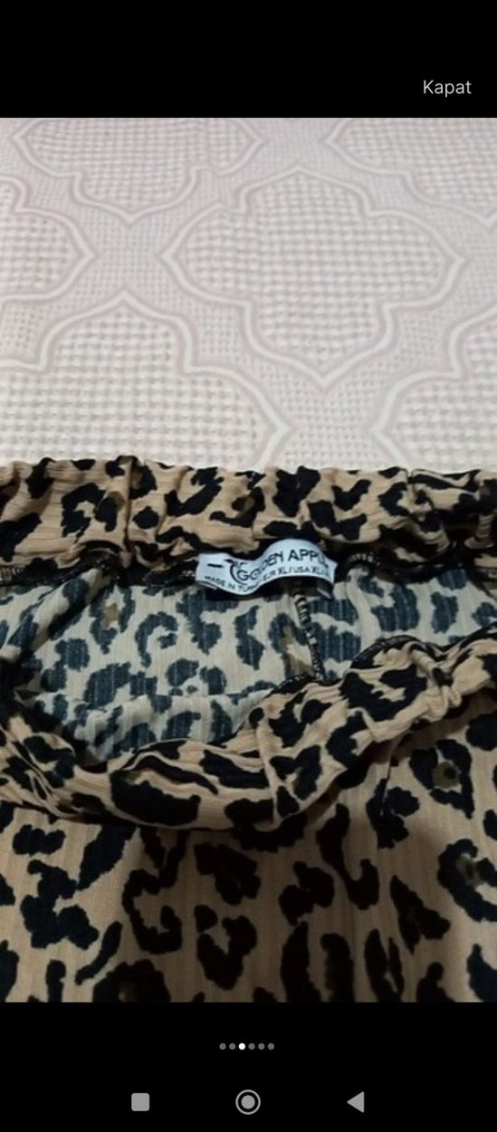 Bohem Tarzlı Uzun Zebra Desenli Etek - Görsel 2