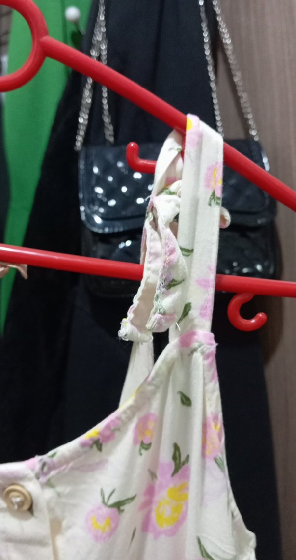 Çiçek Desenli Uzun Askılı çocuk Elbise - Görsel 4