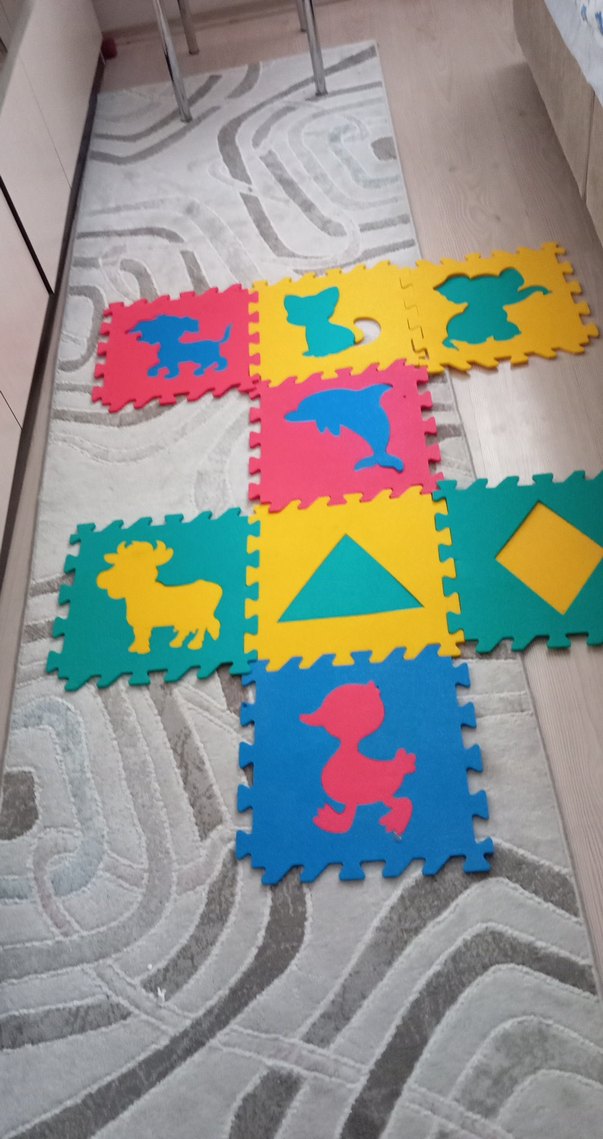 Renkli Çocuk Puzzle Oyun Matı - Görsel 3