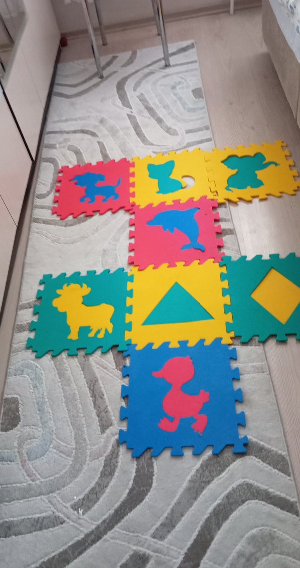 Renkli Çocuk Puzzle Oyun Matı - Görsel 2