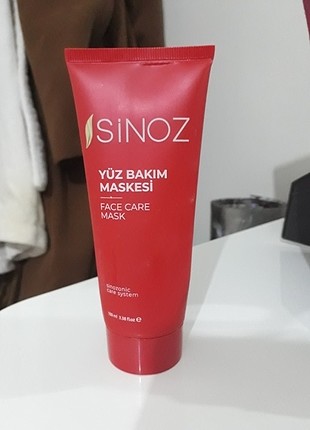Sinoz yuz bakım maskesi iki defs kullanildi