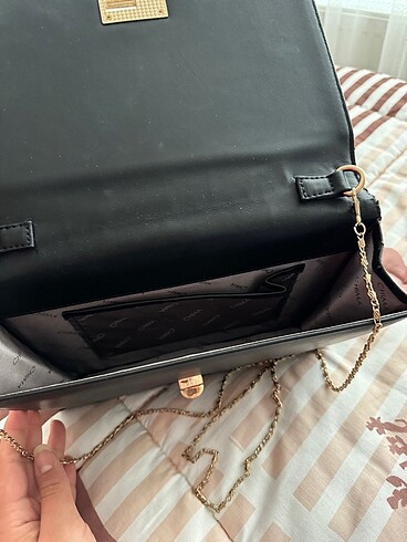 Beden siyah Renk Yılan derisi desenli clutch çanta
