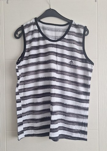Gri Çizgili Adidas Atlet