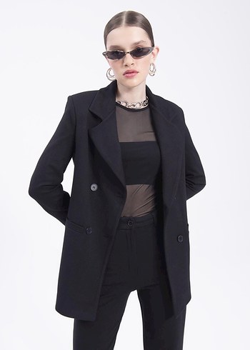 Kadın Siyah Blazer Ceket