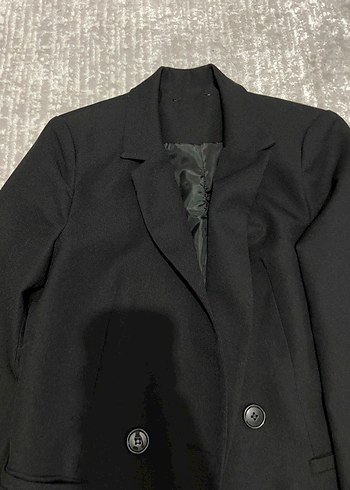 s Beden siyah Renk Kadın Siyah Blazer Ceket
