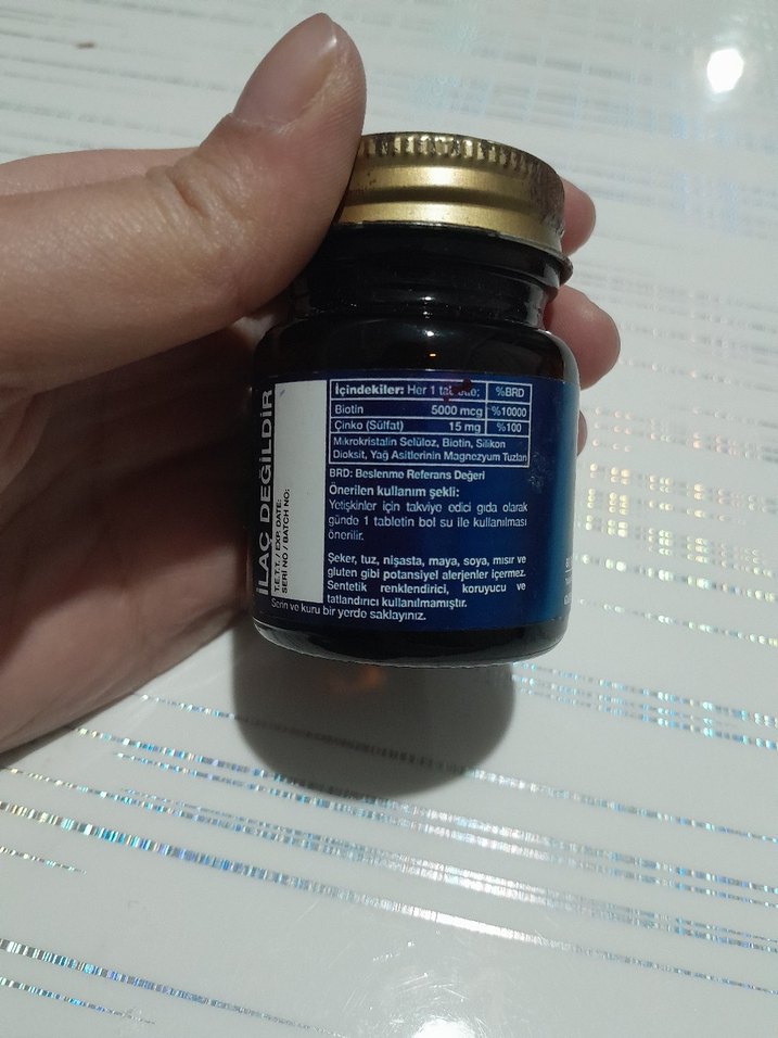 Bioxcin Biotin 5000 µg 60 Tablet - Görsel 4