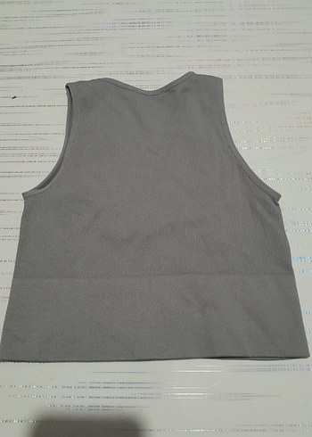 V Yaka Gri Mini Spor Büstiyer - Görsel 3