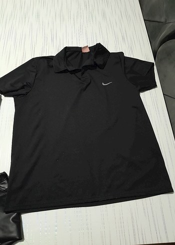 Siyah Polo Yaka Erkek Tişört - Görsel 2