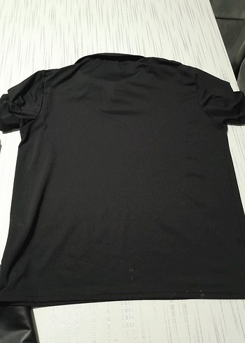 Siyah Polo Yaka Erkek Tişört - Görsel 3