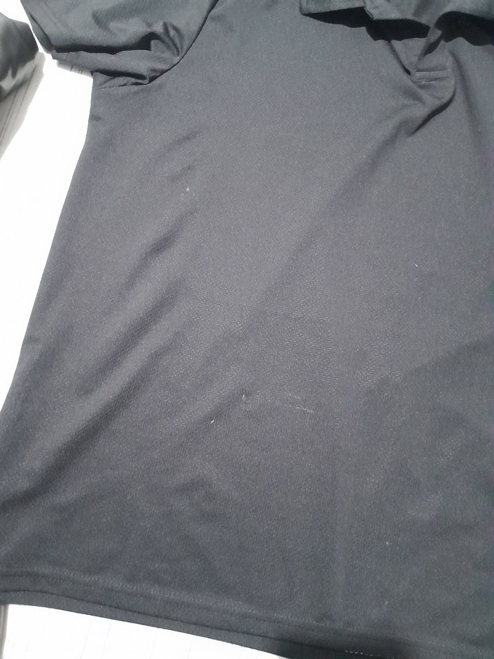 Siyah Polo Yaka Erkek Tişört - Görsel 4