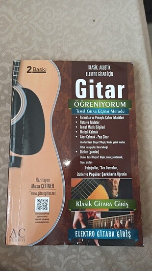 Gitar öğreniyorum kitabı