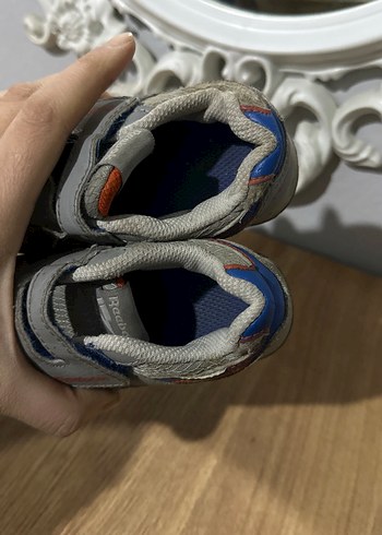 Gri Erkek Çocuk Spor Ayakkabı Velcro - Görsel 5