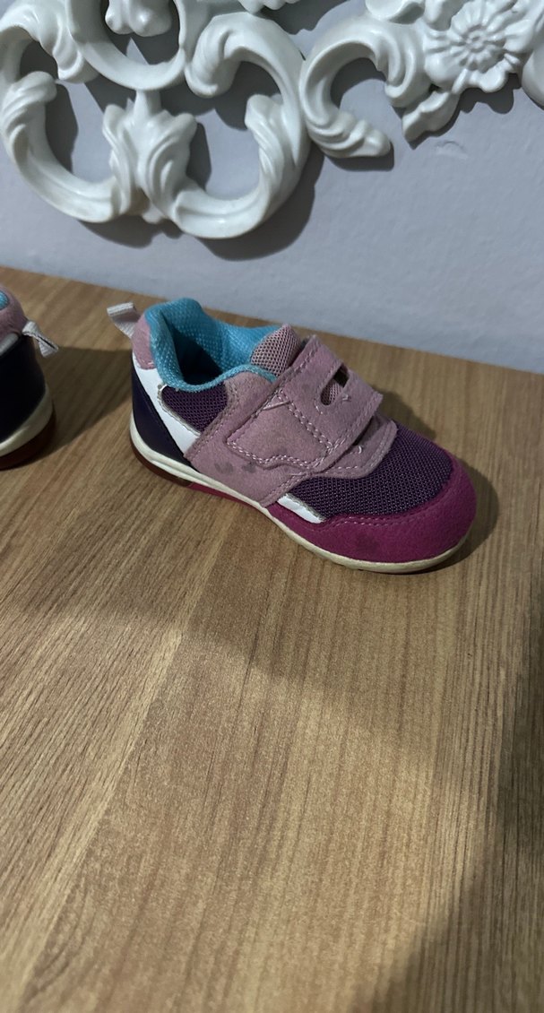 Kız Çocuk Mor Bağcıksız Spor Ayakkabı - Görsel 4