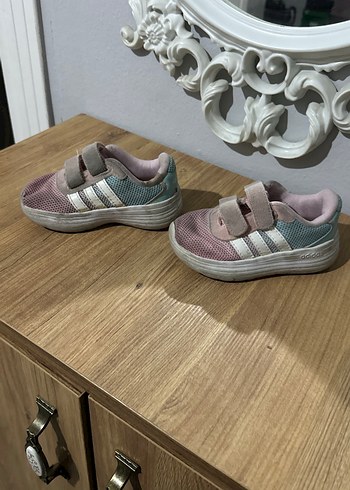 Kız Çocuk Pembe Cırt Cırtlı Spor Ayakkabı - Görsel 2