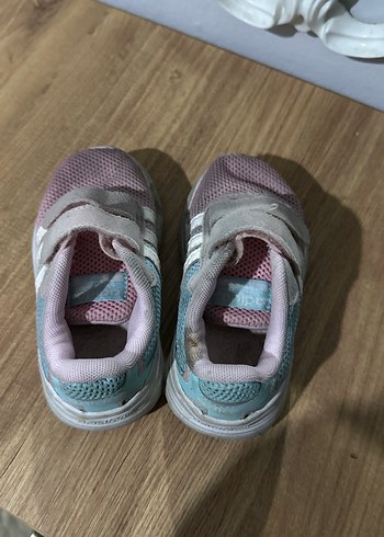 Kız Çocuk Pembe Cırt Cırtlı Spor Ayakkabı - Görsel 4