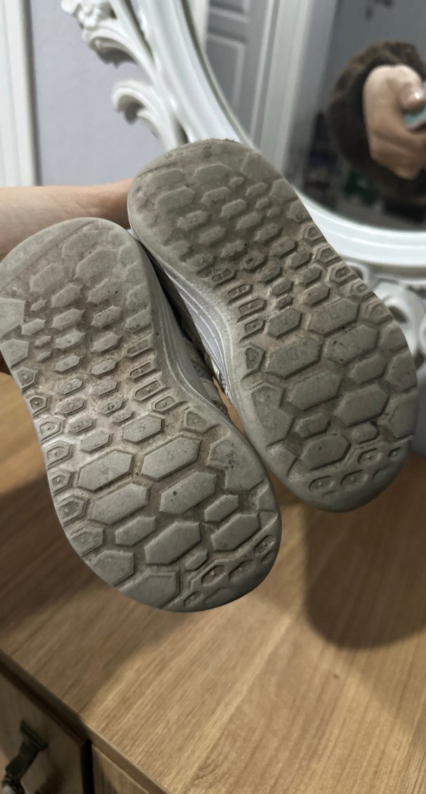 Kız Çocuk Pembe Cırt Cırtlı Spor Ayakkabı - Görsel 5