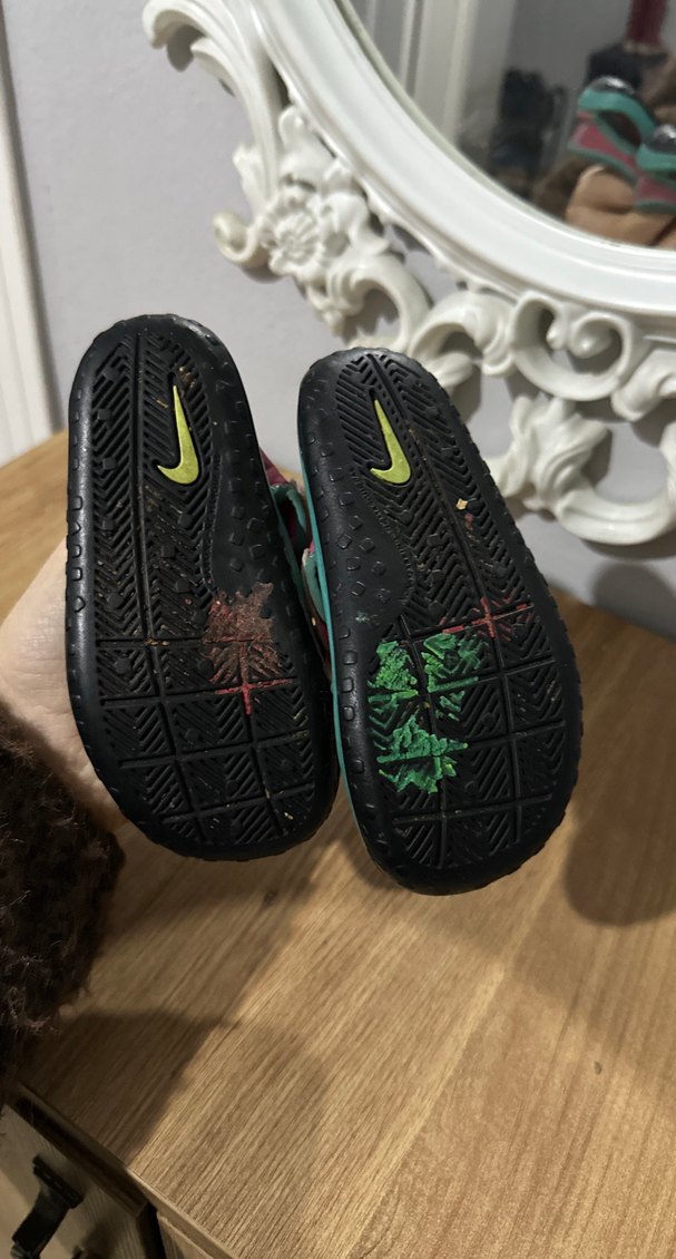 Kız Çocuk Renkli Toka Detaylı Terlik - Görsel 3