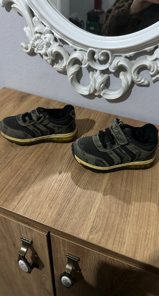 Kahverengi Gri Erkek Çocuk Spor Ayakkabı - Görsel 2