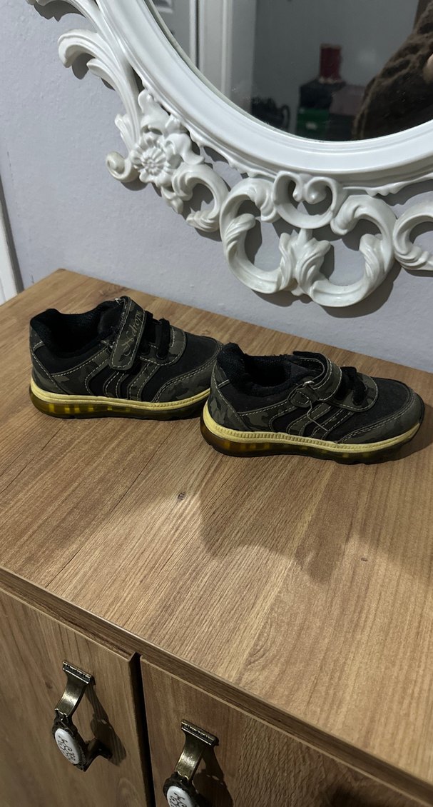 Kahverengi Gri Erkek Çocuk Spor Ayakkabı - Görsel 3