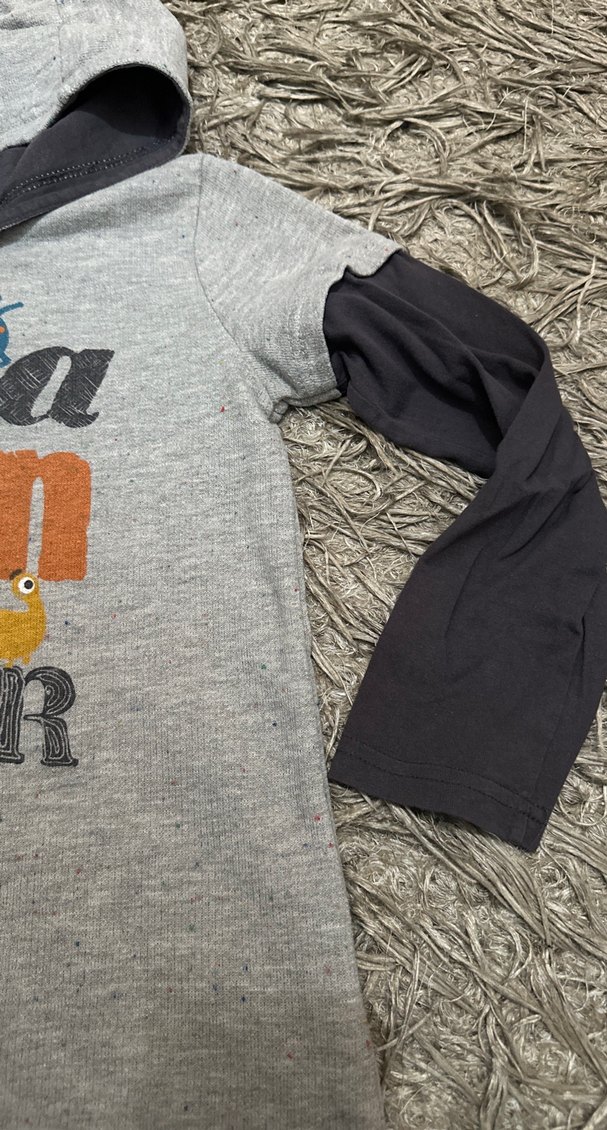 Kapüşonlu Uzun Kollu Erkek Sweatshirt - Görsel 3