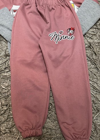 Baskılı Uzun Kollu Örgü Kız Bebek Takımı - Görsel 2