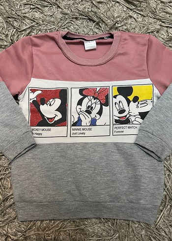 Baskılı Uzun Kollu Örgü Kız Bebek Takımı - Görsel 3