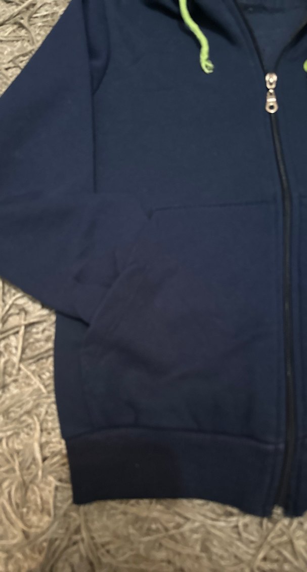 Renkli Baskılı Kapüşonlu Fermuarlı Sweatshirt - Görsel 2